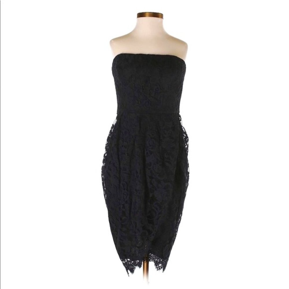 Stunning Shoshana Strapless Bodice Tulip Dress size 0